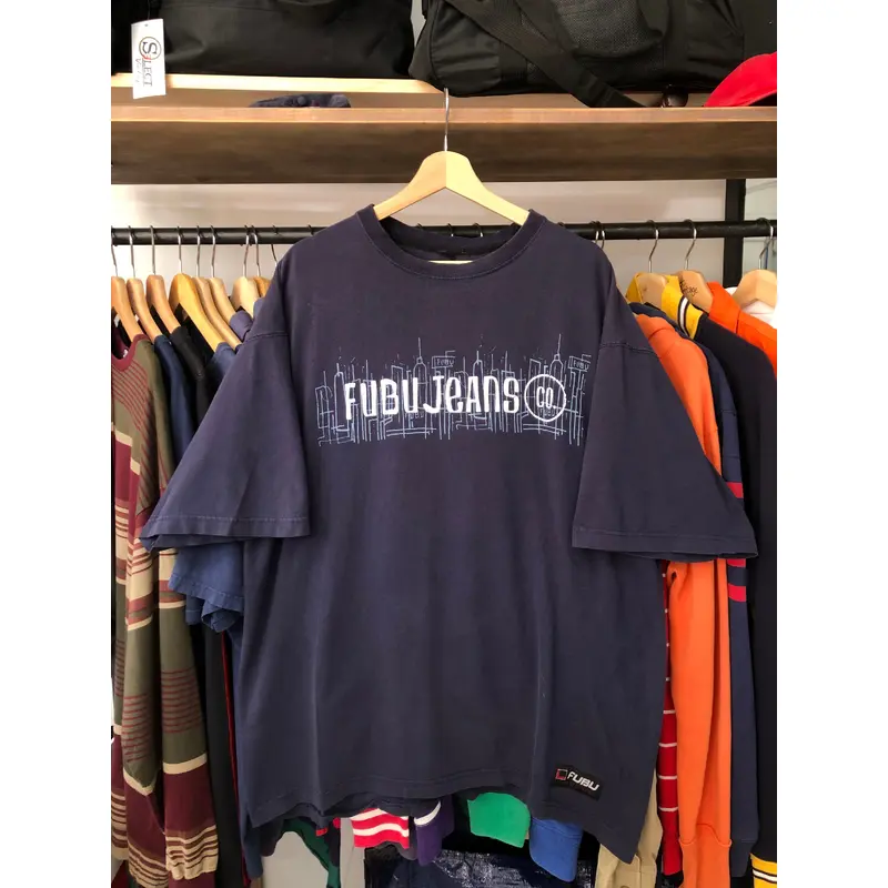 Vintage Fubu Jeans Skyline Tee Size XL/2XL