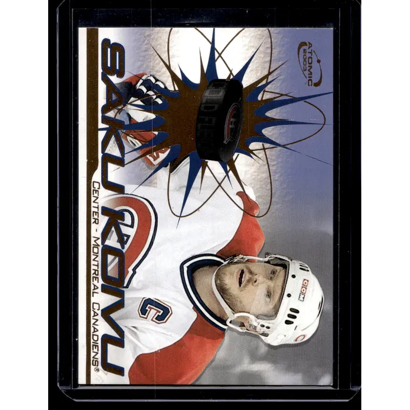 2002-03 Pacific Atomic - Cold Fusion - Saku Koivu #15