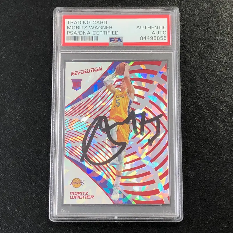 2018-19 Panini Revolution #147 Moritz Wagner Signed Card AUTO PSA Slabbed RC Lakers