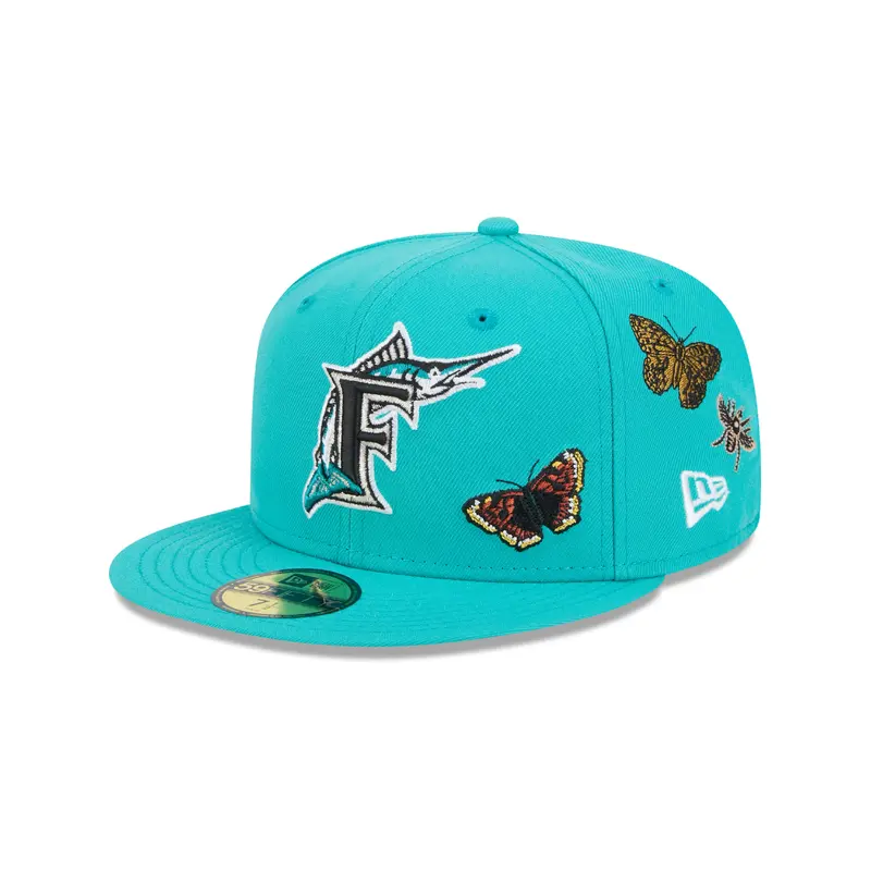 New Era 59FIFTY Fitted Cap - FELT - Florida Marlins - OTC