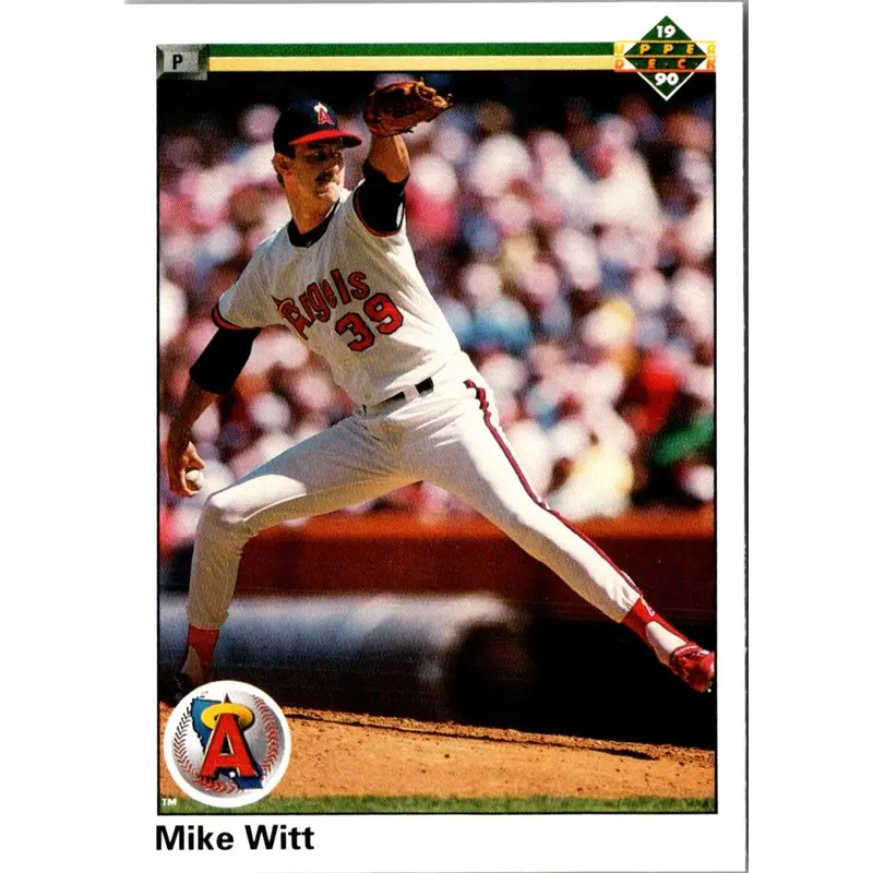 1990 Upper Deck Mike Witt #548