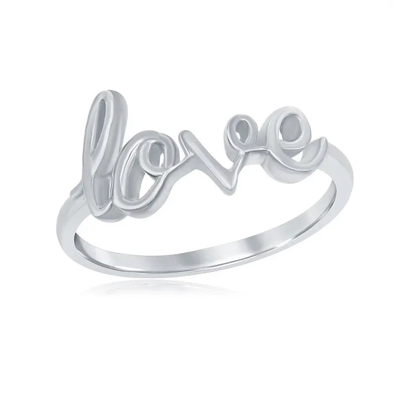 Sterling Silver LOVE Ring