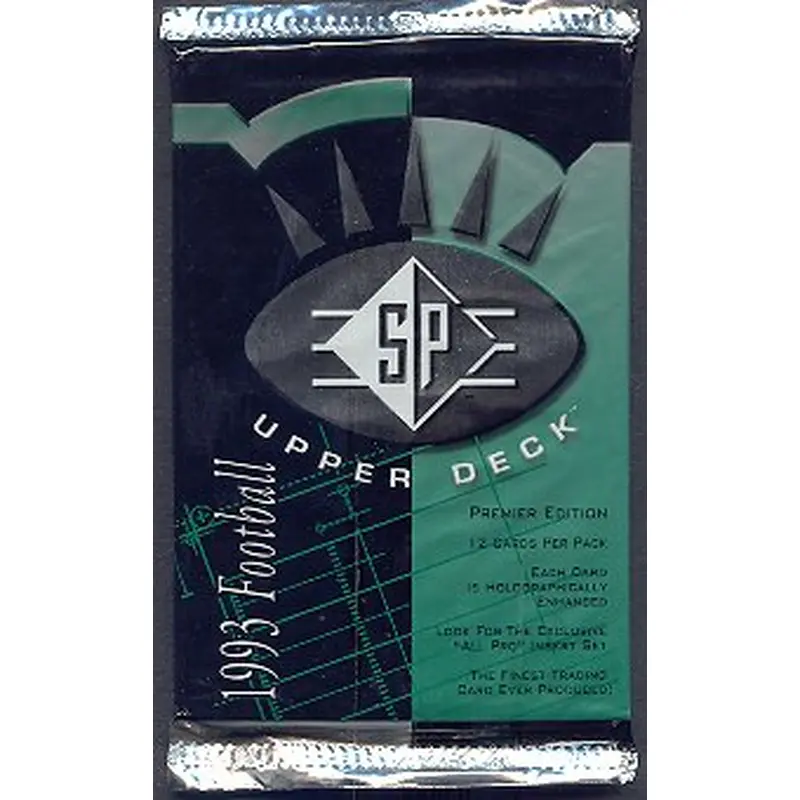 1993 Upper Deck SP Football Unopened  Pack