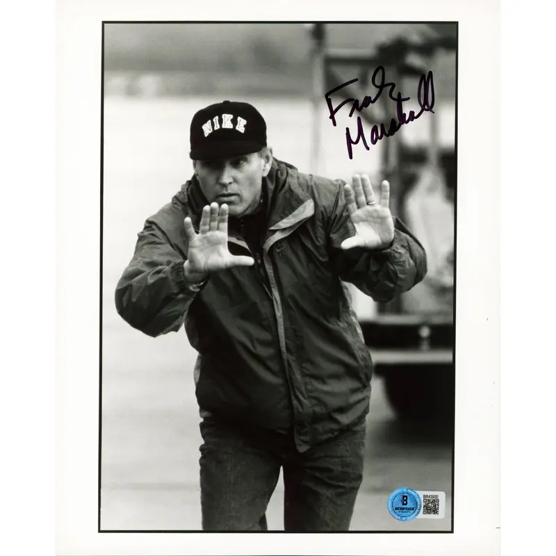 Frank Marshall Indiana Jones Authentic Signed 8x10 Vertical Photo BAS #BR43930
