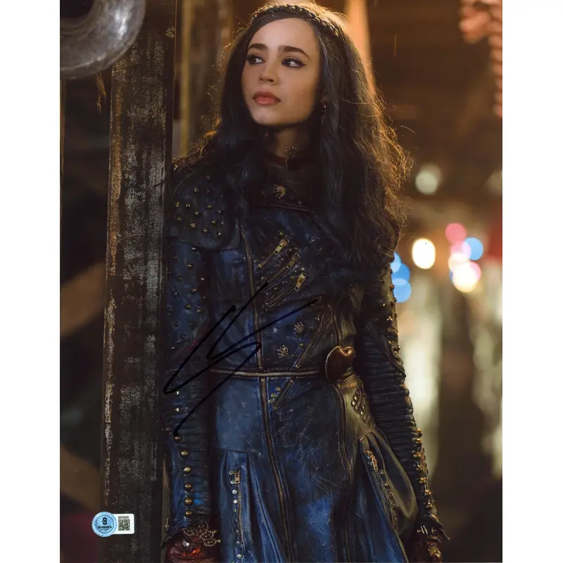 Sofia Carson Descendants Authentic Signed 11x14 Vertical Photo BAS #BS78200