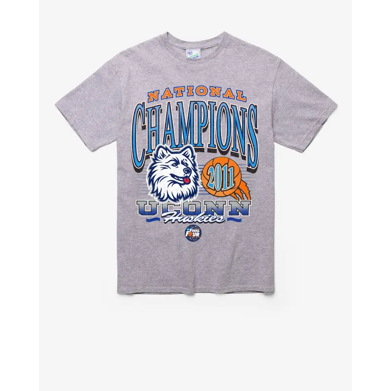 CONNECTICUT HUSKIES UCONN H-CHAMPS LOCKER VINTAGE '47 TUBULAR TEE