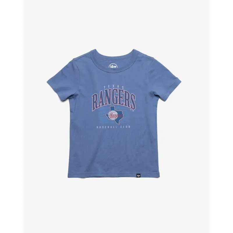 TEXAS RANGERS COOPERSTOWN DOUBLE HEADER '47 FRANKLIN TEE KIDS