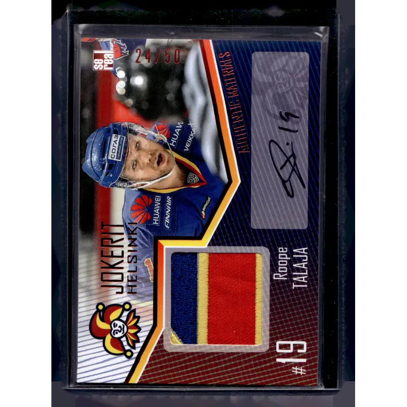 2016-17 Sereal Jokerit Authentic Jersey & Autograph - Roope Talaja #JOK-JER-A18 /50