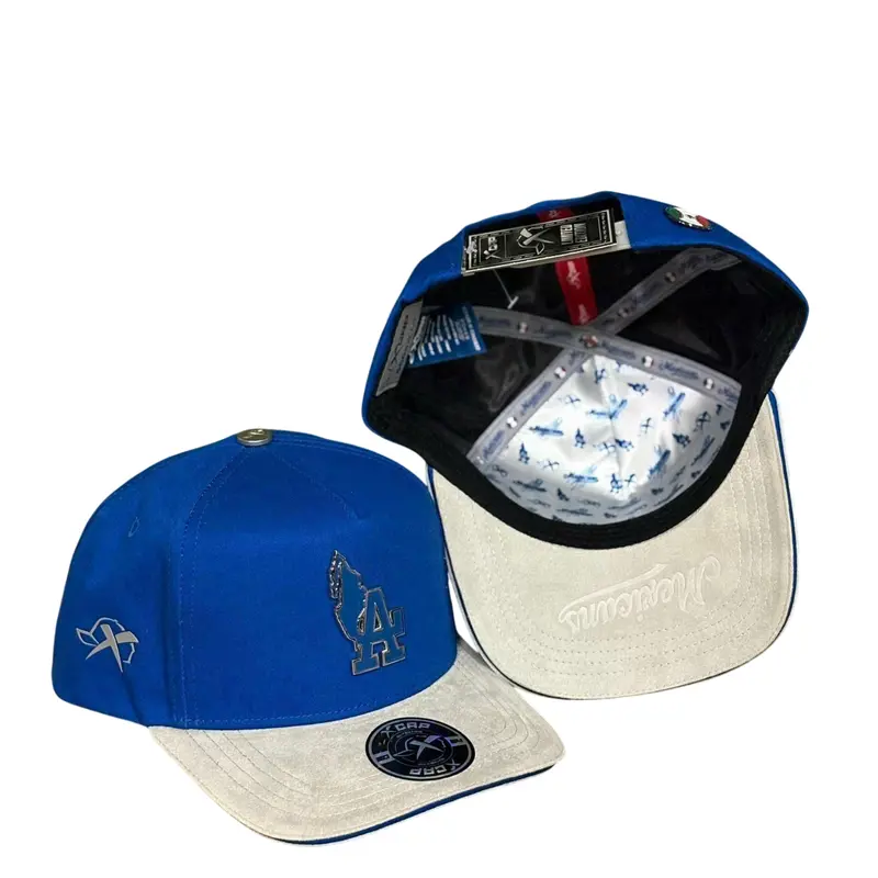 BIGG BOSS MENS BLUE SNAPBACK HAT LAMEXHOLL ROY