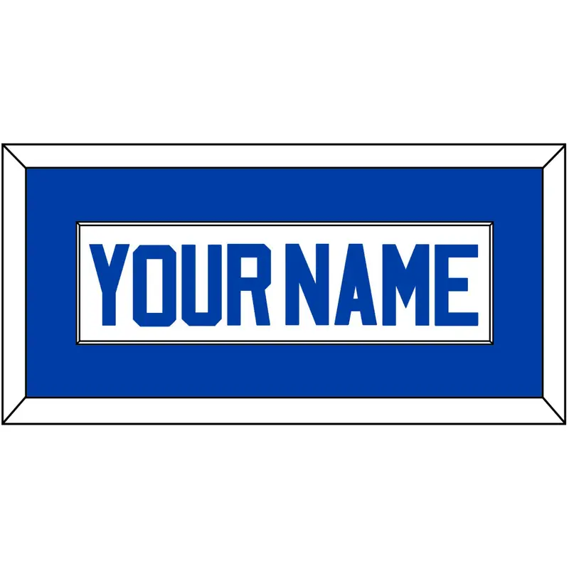 Detroit Name - Home White (1983-1996) - Single Mat 1