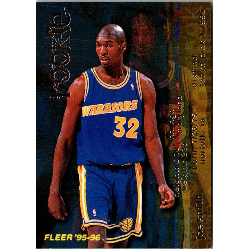 1995 Fleer Joe Smith #309 Rookie