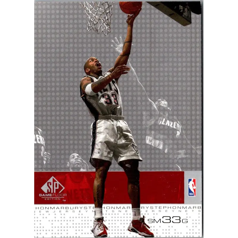 2000 SP Game Floor Stephon Marbury #35