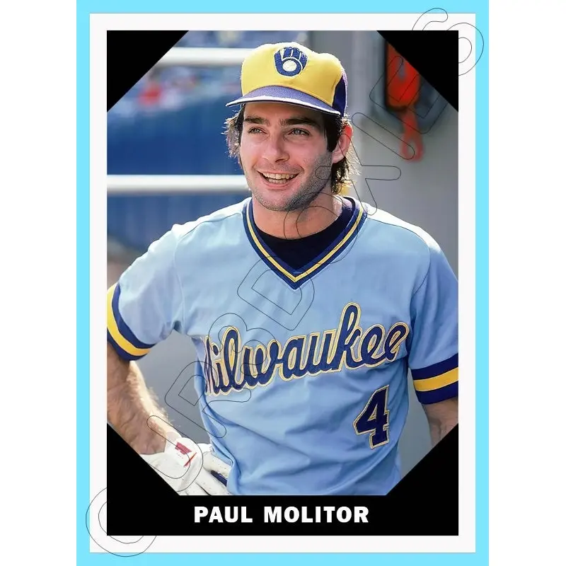 Paul Molitor 1960 Fleer Custom Card - 4205