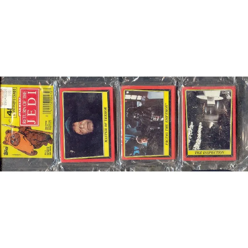 1983 Topps Return of the Jedi Series 1 Unopened Rack Pack