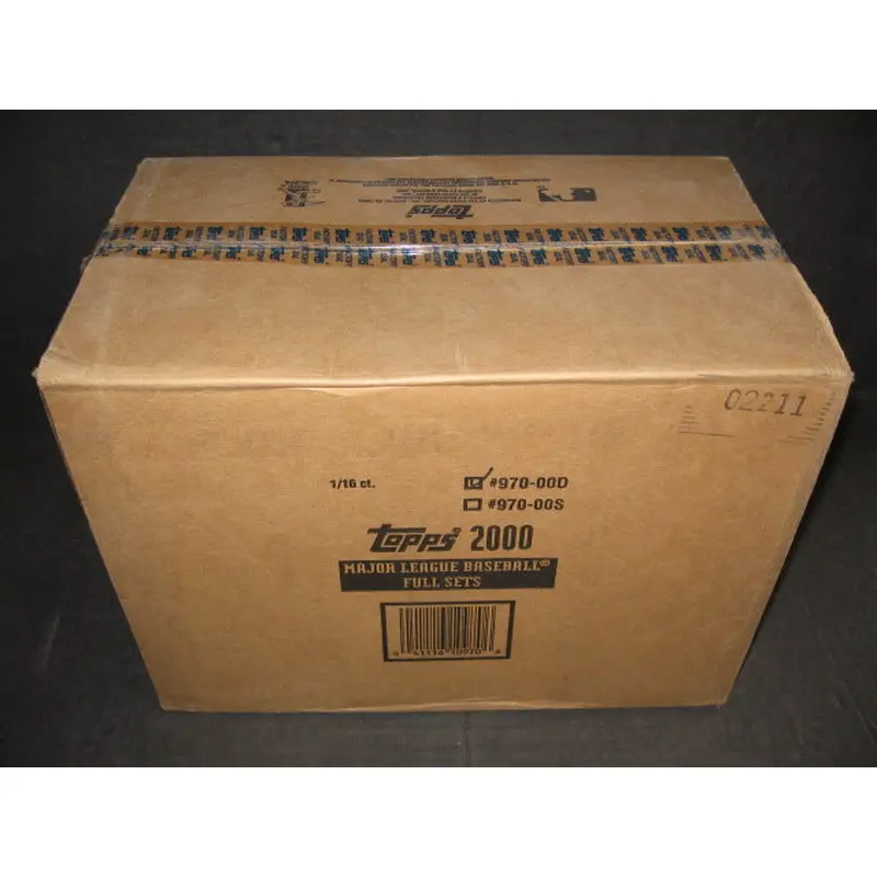 2000 Topps Baseball Factory Set Case (Retail) (16 Sets)