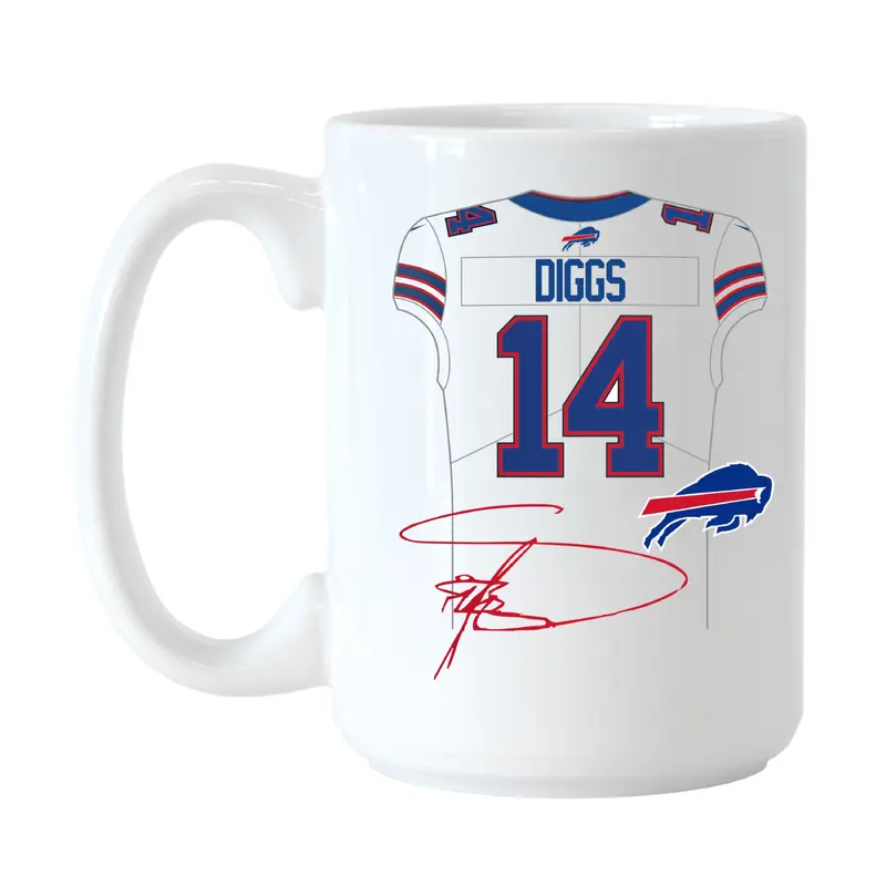 Buffalo Bills 15oz Stefon Diggs Jersey Sublimated Mug