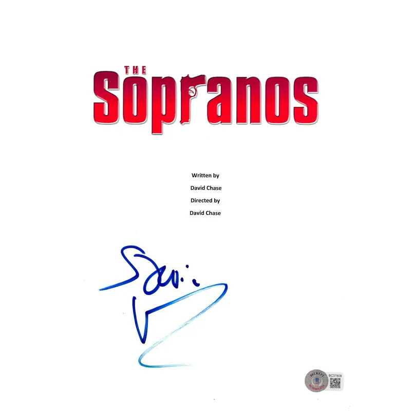 Steven Van Zandt The Sopranos Authentic Signed 8.5x11 Script Cover BAS #BC37808
