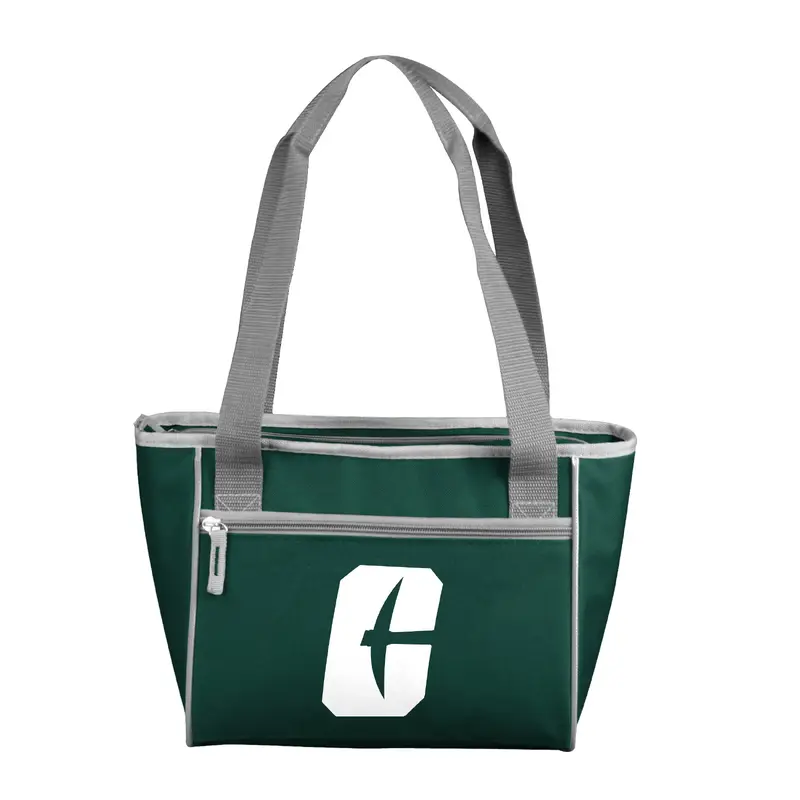UNC Charlotte Quatrefoil 16 Can Cooler Tote