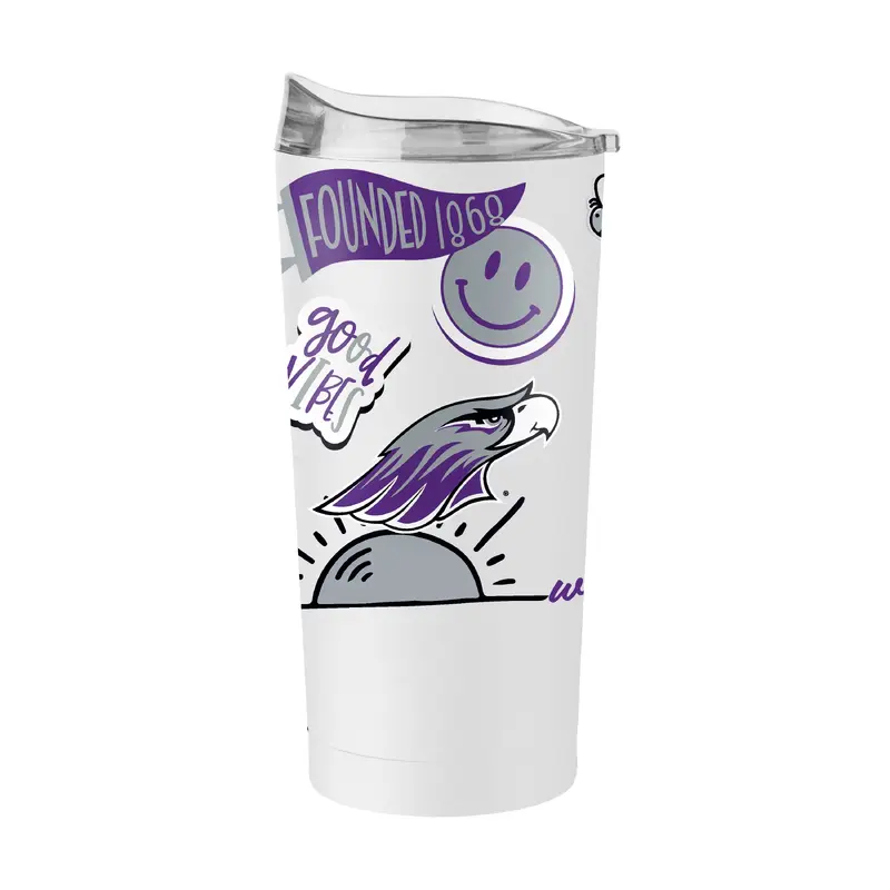 UW-Whitewater 20oz Native Powder Coat Tumbler