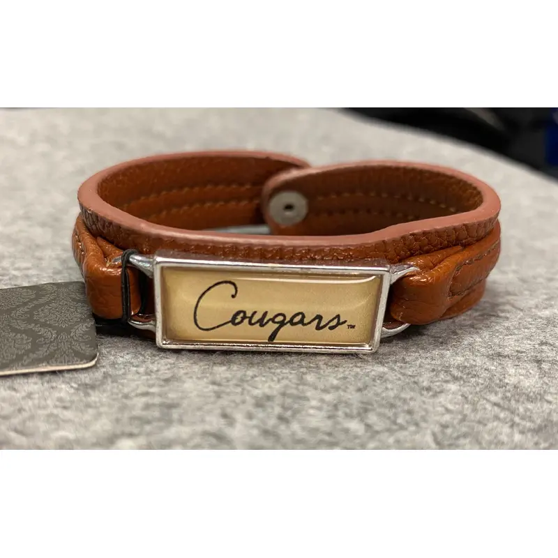 Faux Leather Snap Bracelet