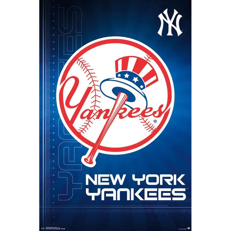 New York Yankees Official MLB Baseball Team Logo Poster - Trends International