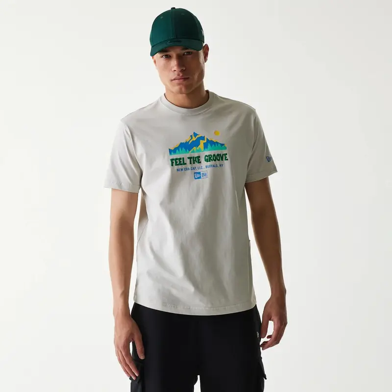 New Era Outdoor Earth Day Stone Side Pocket T-Shirt