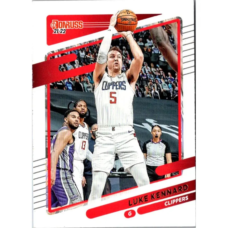 2021 Donruss Holo Red and Gold Laser Luke Kennard #146