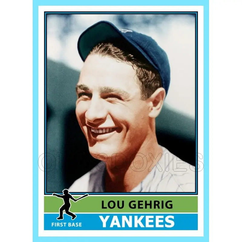Lou Gehrig 1976 Topps Custom Card - 4856