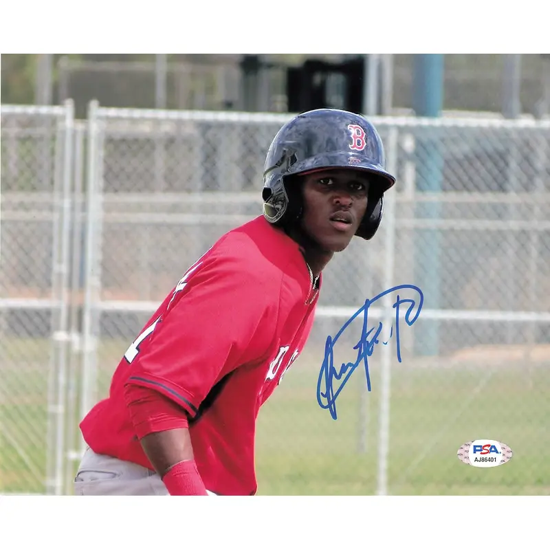 LUIS ALEXANDER BASABE signed 8x10 photo PSA/DNA Boston Red Sox Autographed