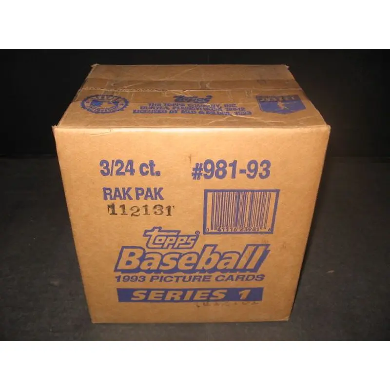 1993 Topps Baseball Series 1 Unopened Rack Pack (Authenticate)