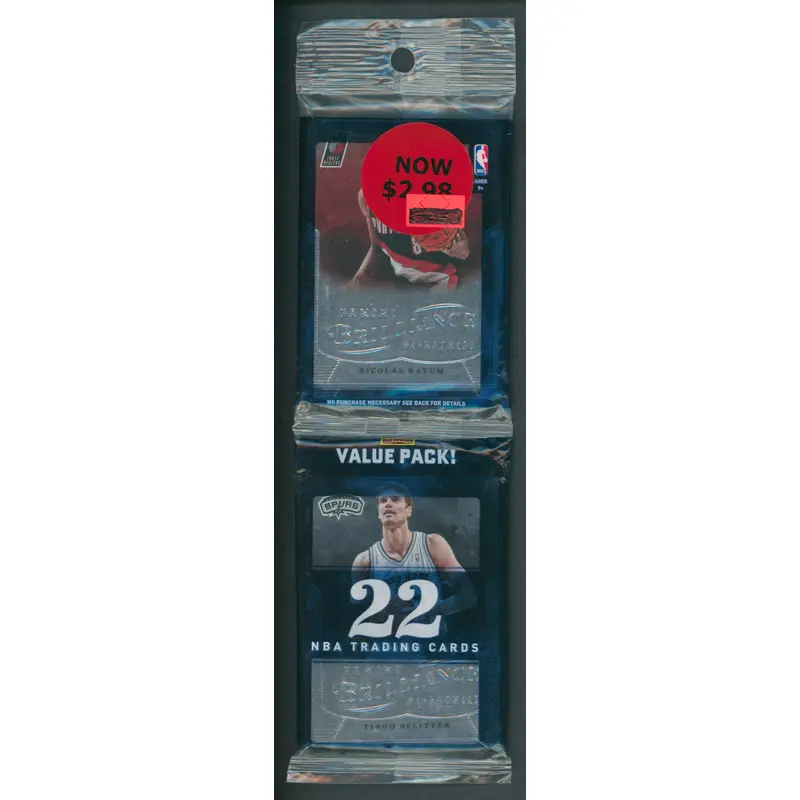 2012/13 Panini Brilliance Basketball Unopened Value Pack (22)