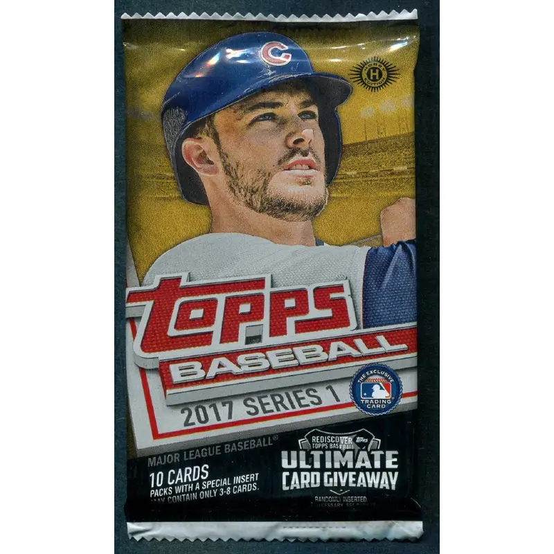 2017 Topps Baseball Unopened Series 1 Pack (Hobby) (10)