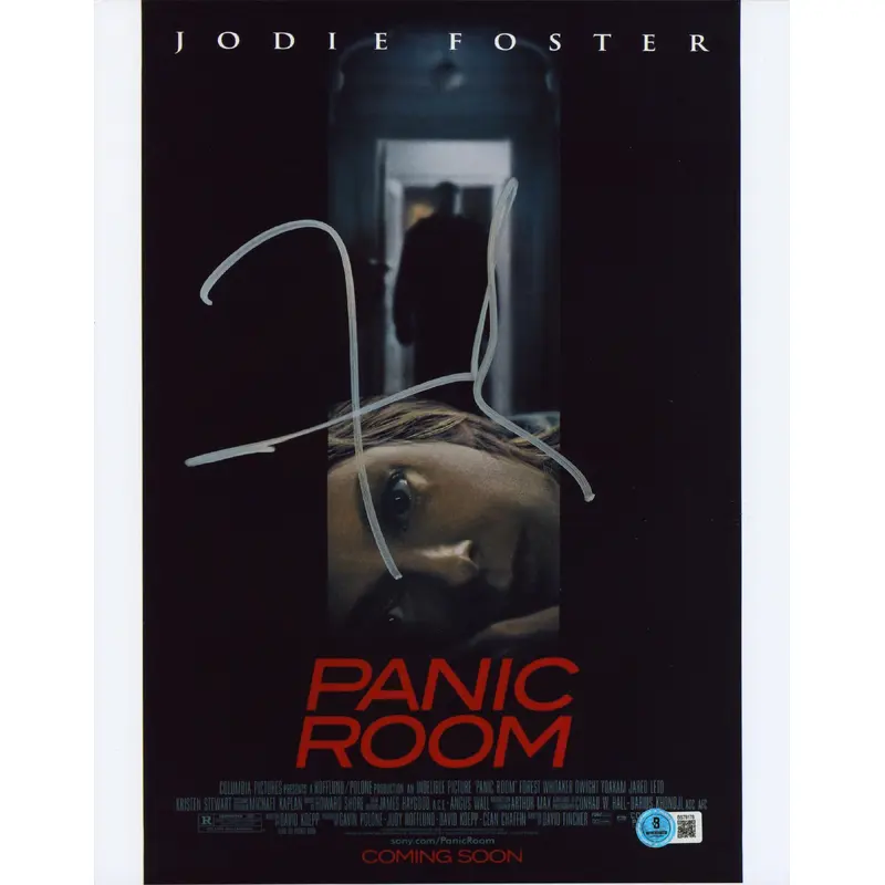 David Fincher Panic Room Authentic Signed 11x14 Vertical Photo BAS #BS78178