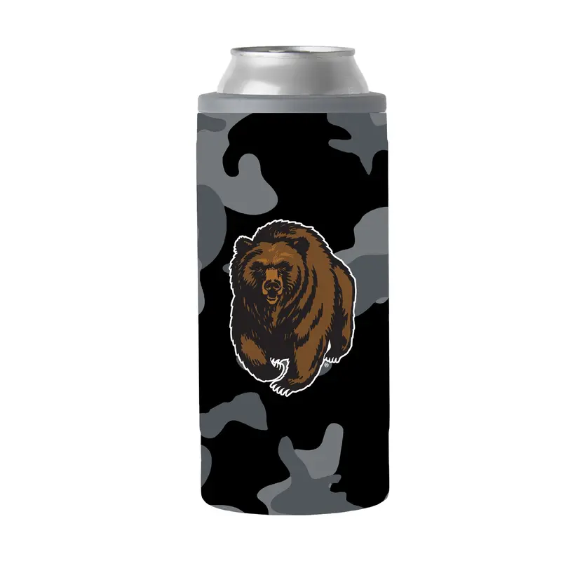 Montana Black Camo 12oz Slim Can Coolie