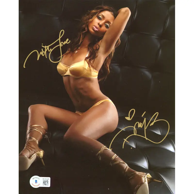 Mya Harrison "With Love" Authentic Signed 8x10 Sexy Photo BAS #BF06348