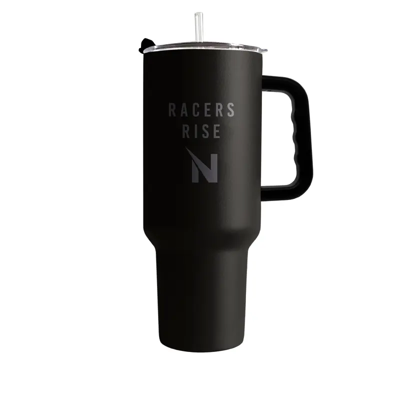 University of Northwestern Ohio 40oz Black Tonal Powder Coat Tumbler