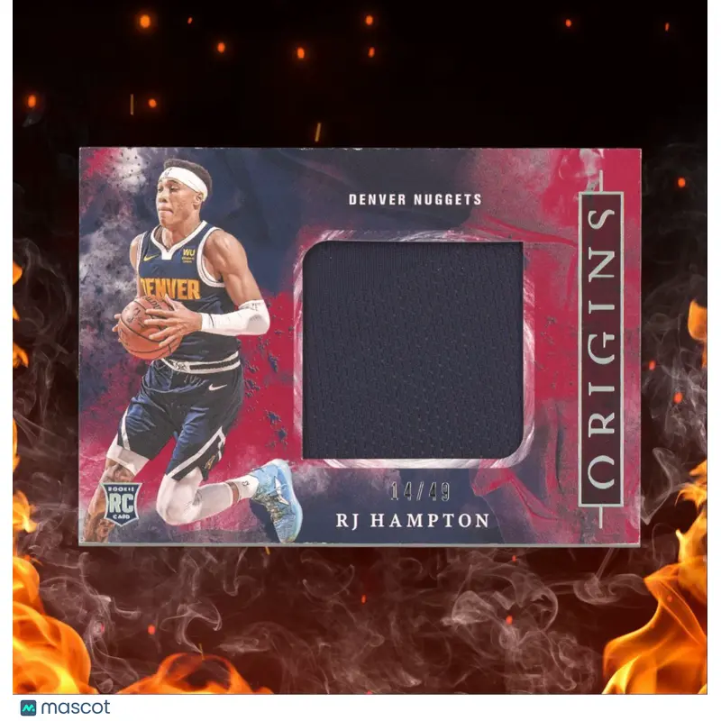 2020-21 Panini Origins Rookie Jumbo Jerseys Red RJ Hampton 14/49 #RJJ-HAM