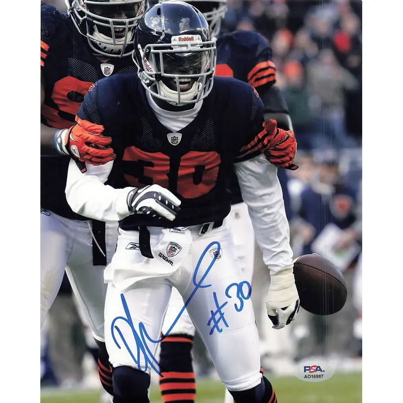 DJ MOORE Signed 8x10 photo PSA/DNA Chicago Bears Autographed