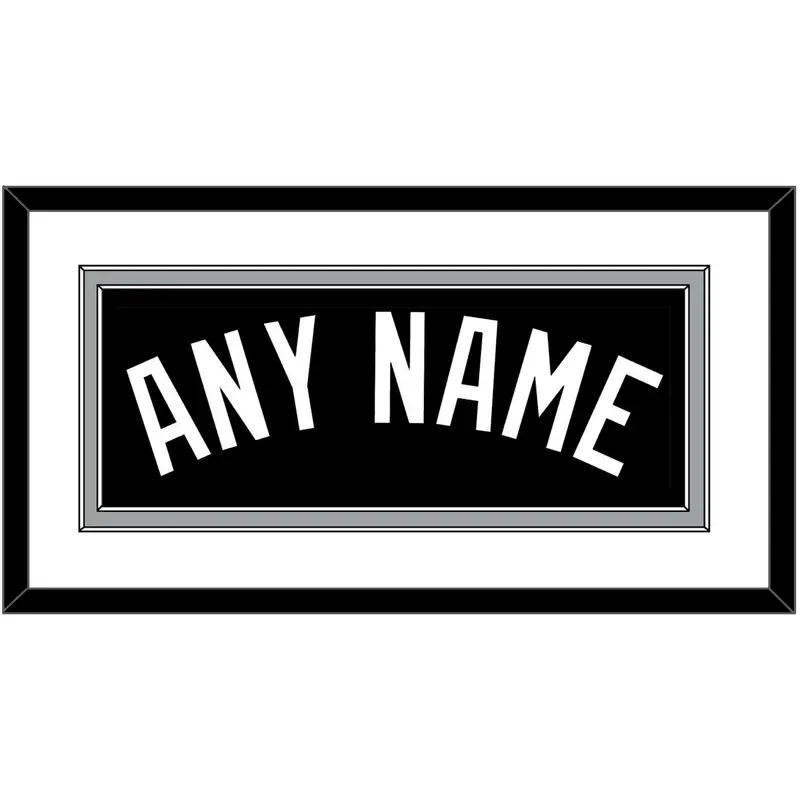 San Antonio Name - Black Icon - Double Mat 1