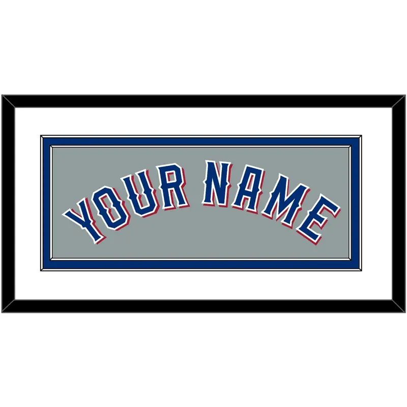 Texas Name - Road Gray (2020-2023) - Double Mat 1