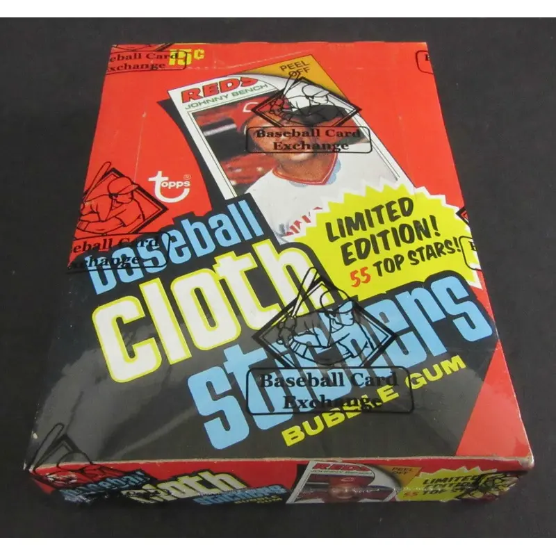 1977 Topps Baseball Cloth Stickers Unopened Wax Box (Authenticate)