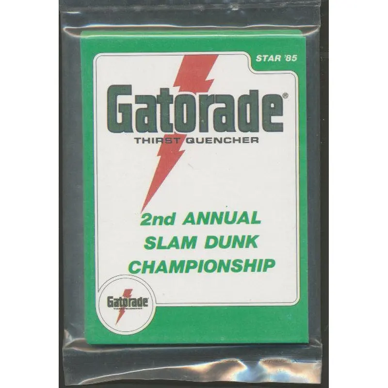 1985 Star Basketball Gatorade Slam Dunk Complete Bagged Set