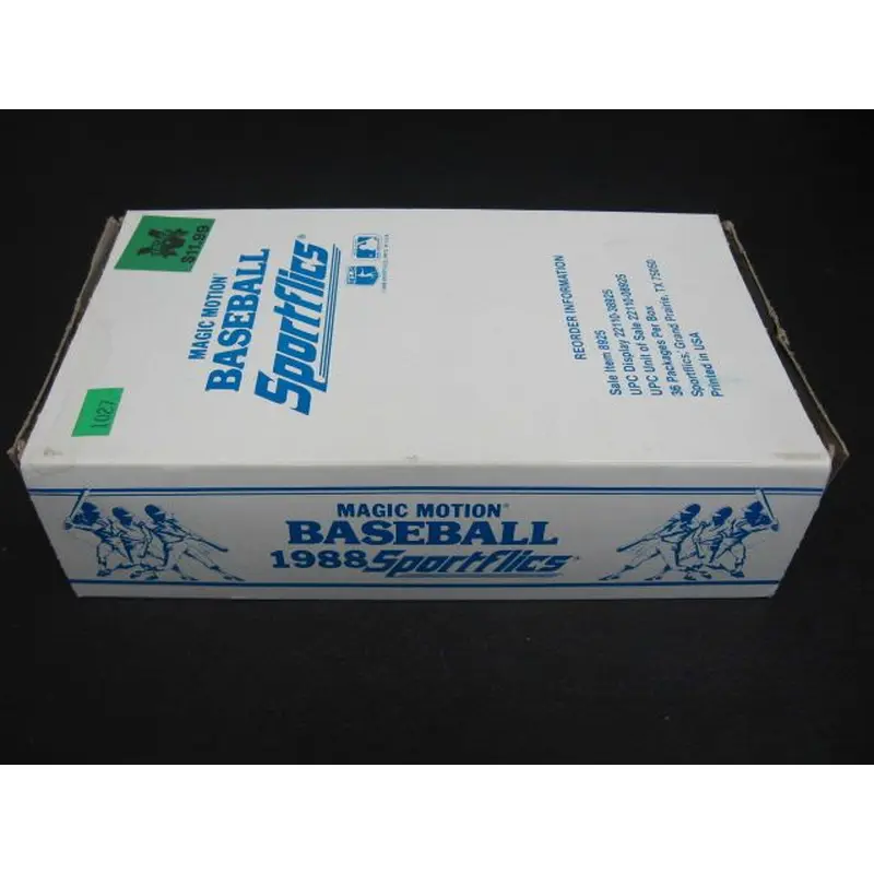 1988 Sportflics Baseball Box