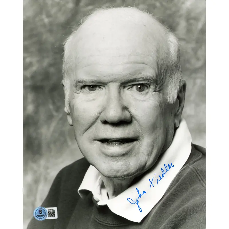 John Fiedler Star Trek Authentic Signed 8x10 Vertical Photo BAS #BR41053