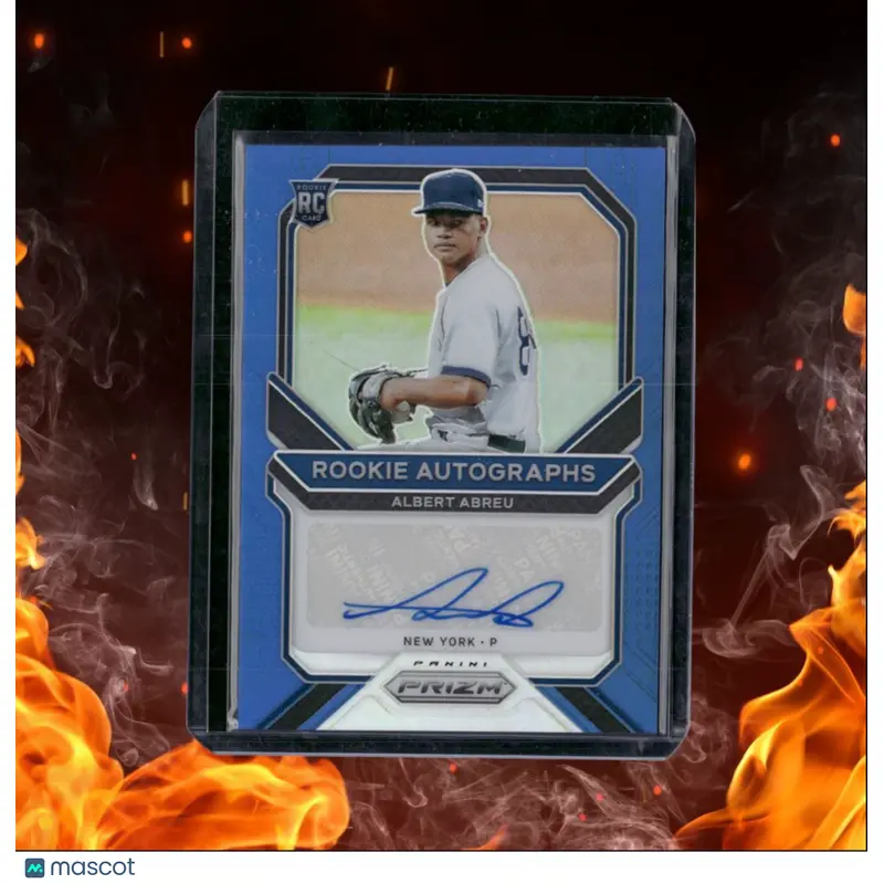 2021 Panini Prizm Albert Abreu Blue Prizm Rookie Auto 31/50 #RA-AA