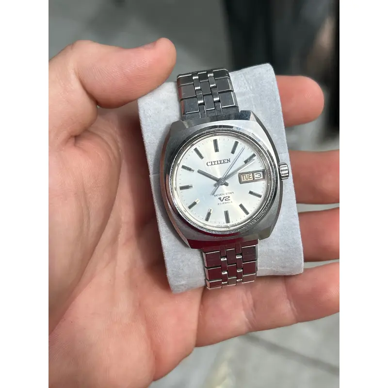 Vintage 1960s Citizen Seven Star V2 Day / Date Automatic Watch