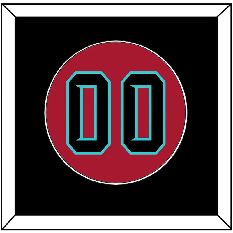 Arizona Number - Alternate Red - Single Mat 3