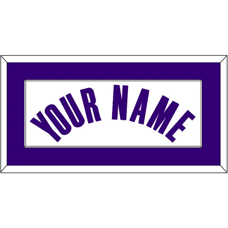 Los Angeles Name - White Association - Single Mat 2