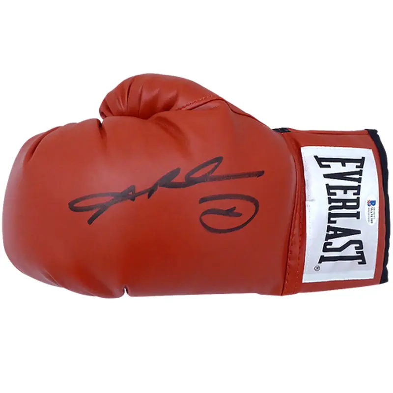 Sugar Ray Leonard Autographed Everlast (Red) Boxing Glove - Beckett