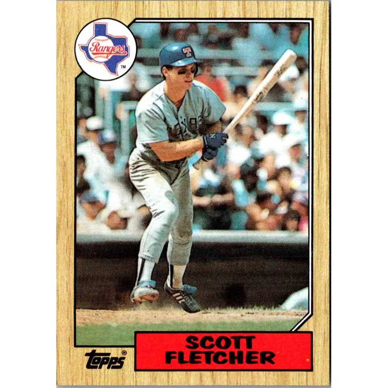 1987 Topps Scott Fletcher #462